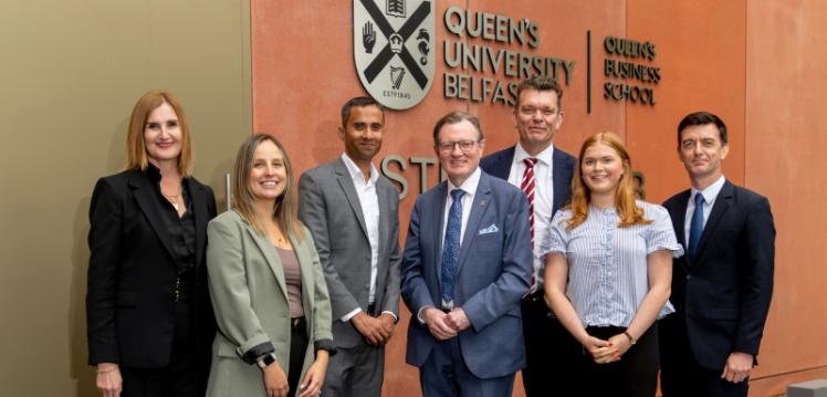 Vice Chancellor, Provost, Dean of QBS, School Manager and two students
